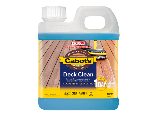 Cabot's Deck Clean