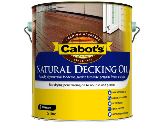 Cabot's Natural Decking Oil