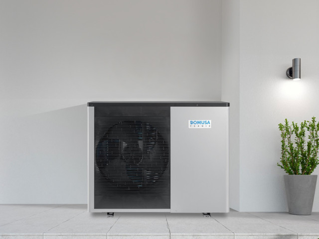 Domusa Dual Clima HT Air-to-Water Heat Pump for High-temperature Applications