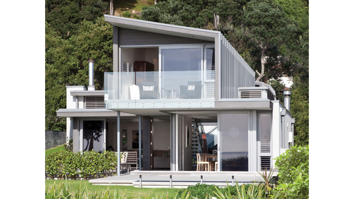 Residential AlumiGard Waiheke Island House Grey Flannel