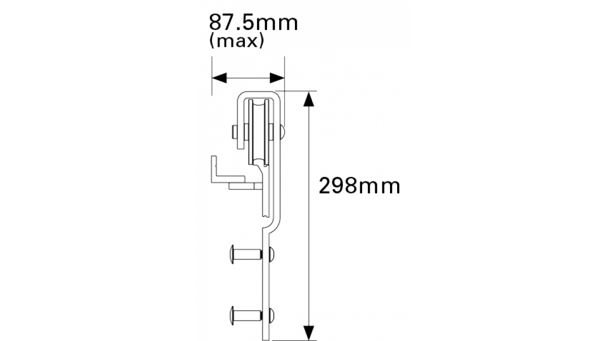 BarnDoor Track dimensions