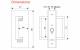 CL400 ADA Offset Dimensions