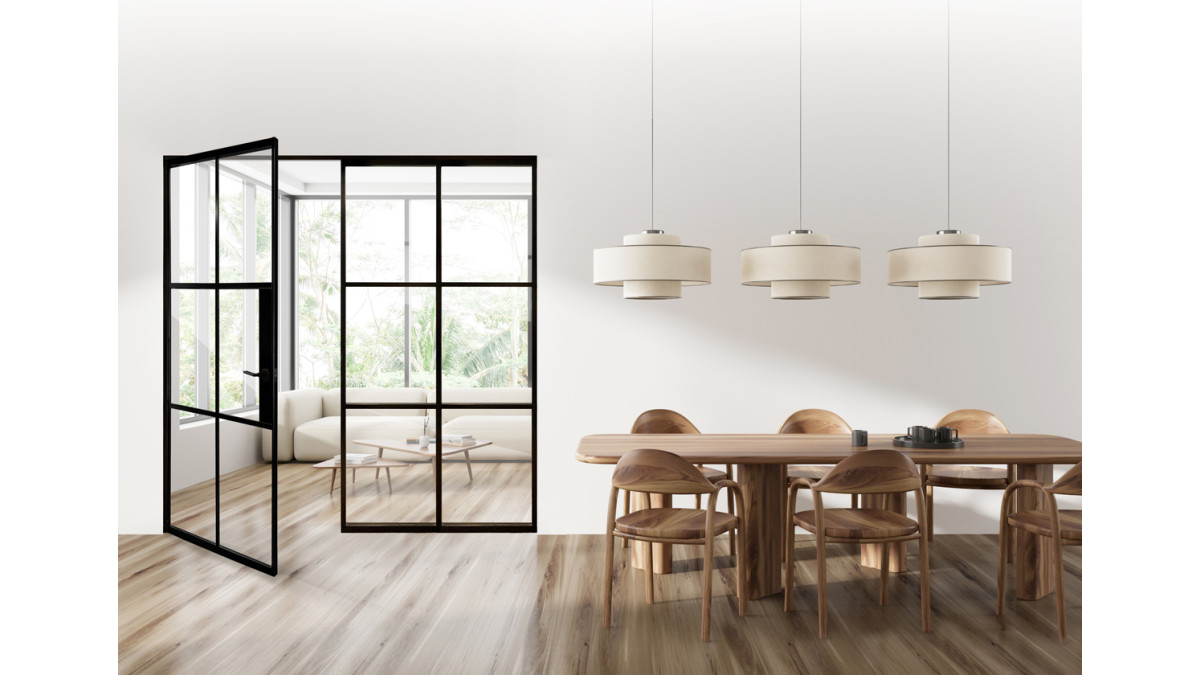 Loft Series Hinged with Fixed Panel 1200x840