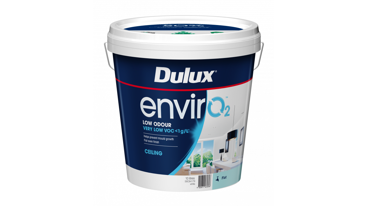 3D Dulux EnvirO2 10L Pail IML NZ Ceiling RGB