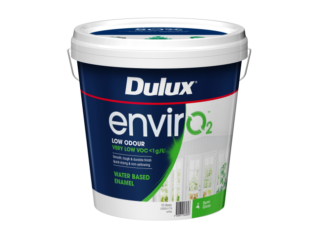 Dulux envirO2 — Water Based Enamel Semi Gloss