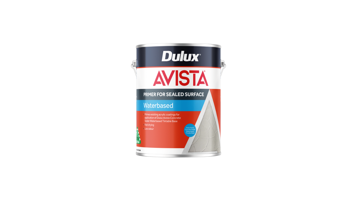 Dulux Avista Concrete Primer Sealed Waterbased Can 10L v3