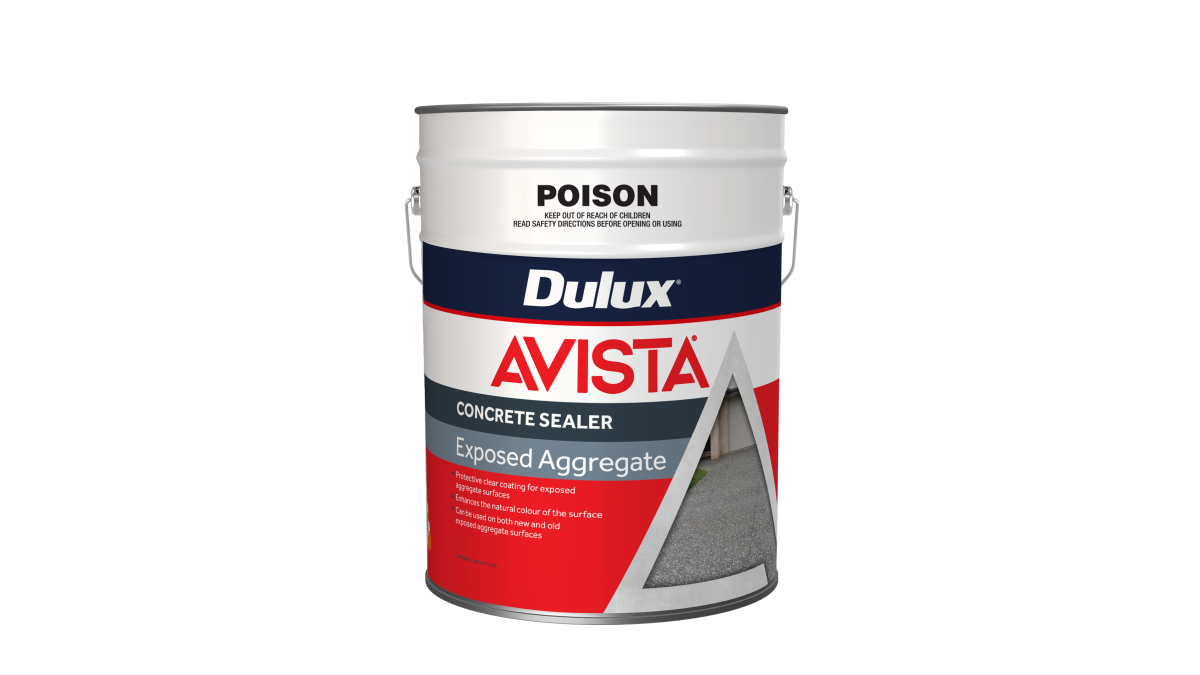 Dulux Avista Concrete Sealer Exposed Aggregate Metal Drum 20L V2