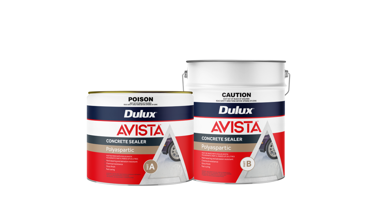 Dulux Avista Concrete Sealer Polyaspartic Part A and B GROUP V3