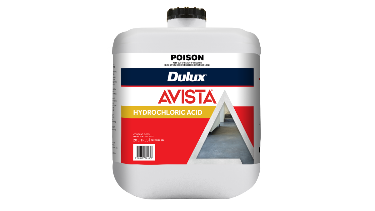 DuluxAvista Hydrochlorich Acid 20LT RENDER