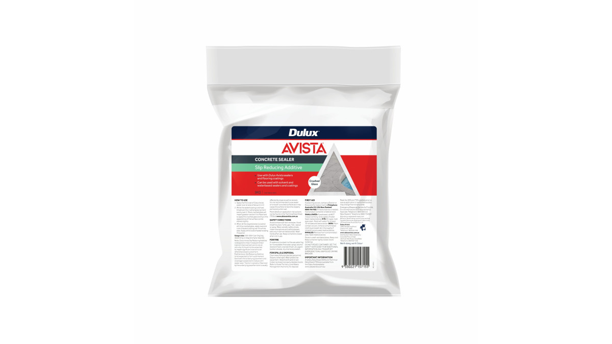 Dulux Avista Concrete Sealer Slip Additive 5kg Crushed Glass RENDER V1