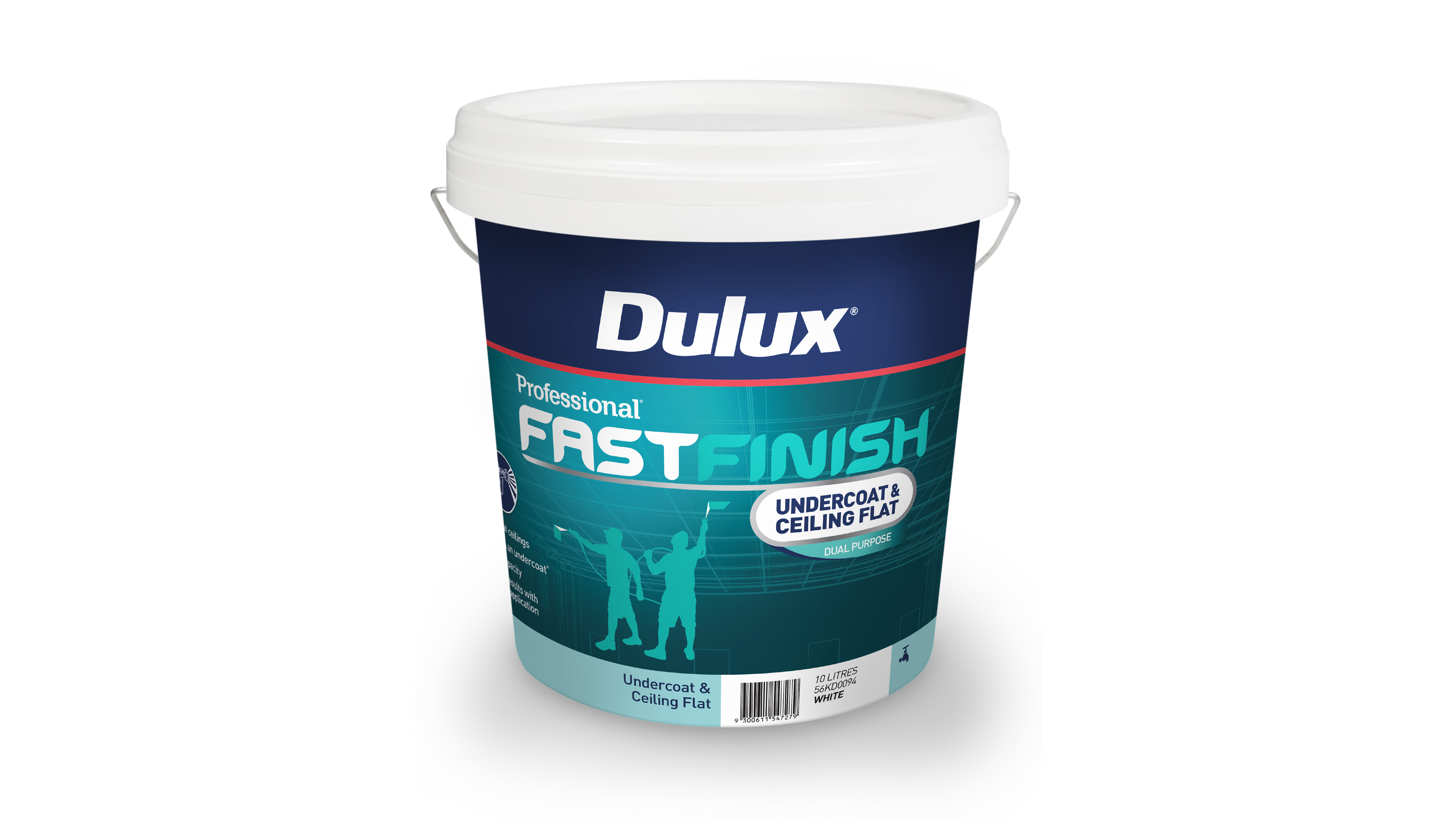 Dulux Professional Fast Finish Undercoat Ceiling Flat By