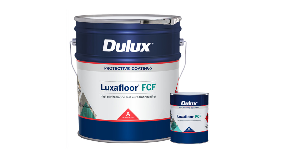 LUXAFLOOR FCF Part A 15L Part B 1L 3D Render Combo BAP3619 V1 Right 800x800