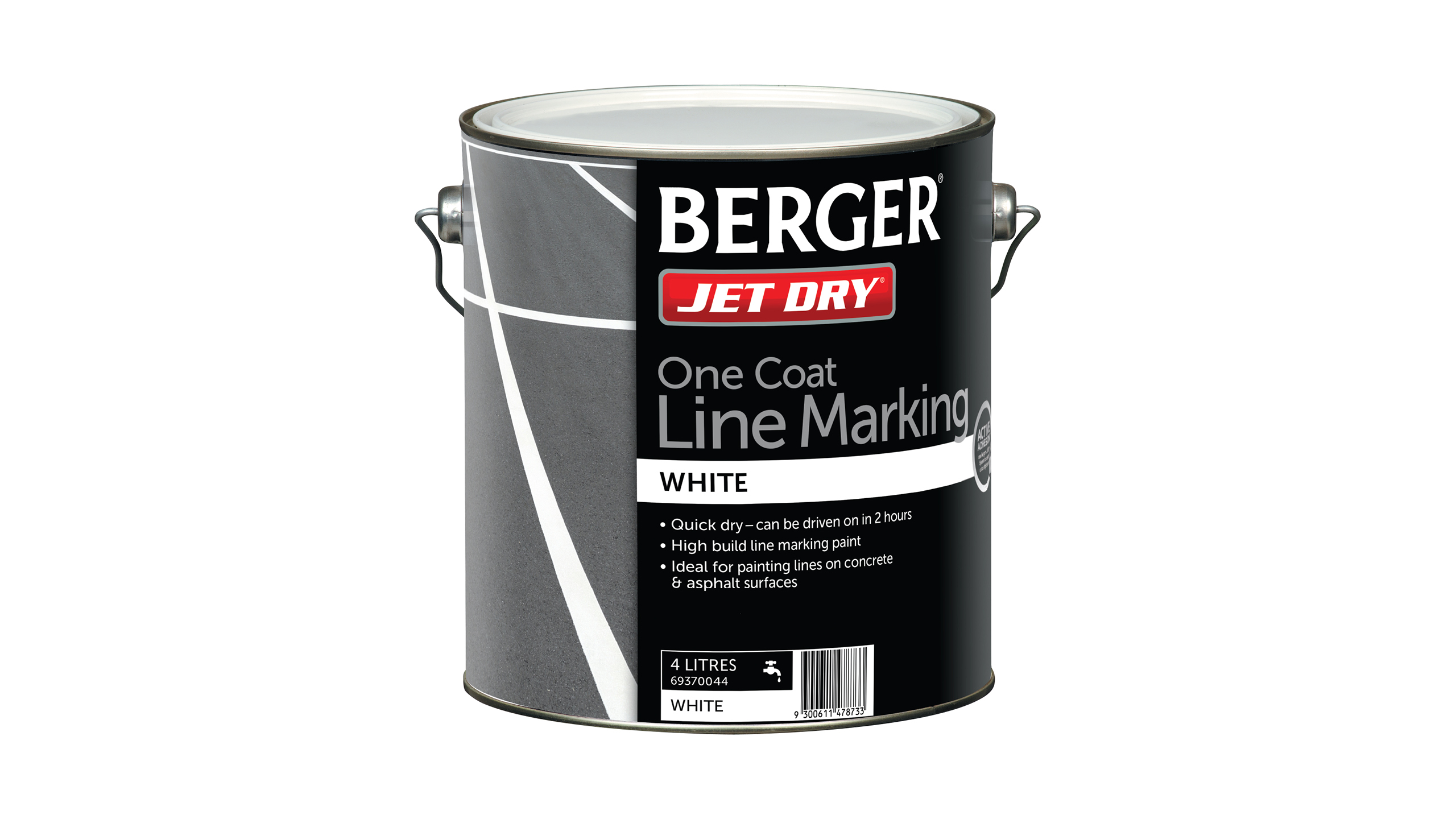 Berger Jet Dry One Coat Line Marking Satin By Dulux Eboss