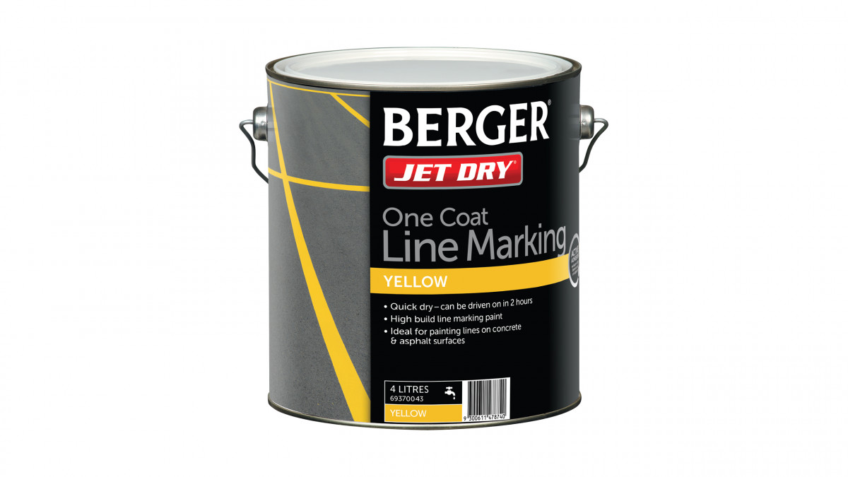 Berger Jet Dry One Coat Line Marking Satin by Dulux EBOSS