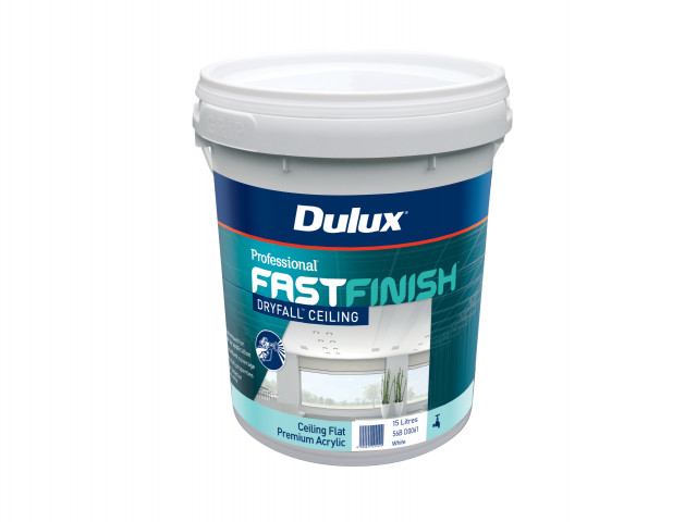 Dulux Professional Fast Finish Dry Fall Ceiling White Flat 