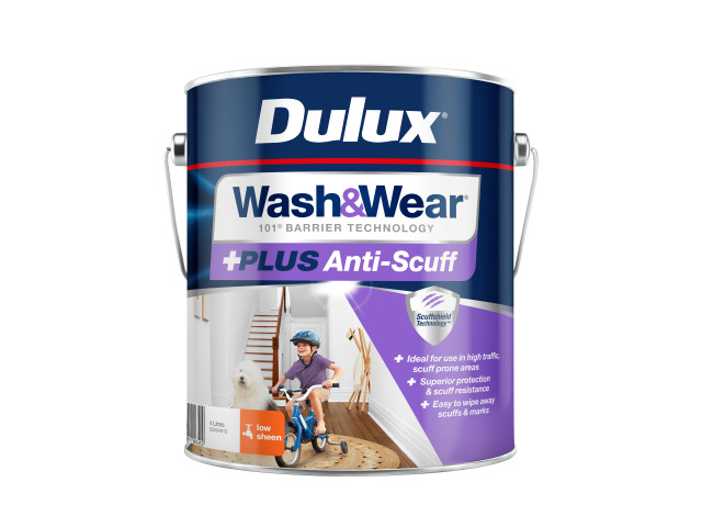 Dulux Wash&Wear® +PLUS Anti-Scuff Low Sheen