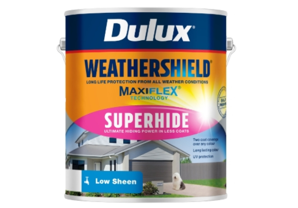 Dulux Weathershield Super Hide Low Sheen