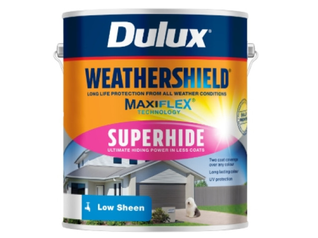 Dulux Weathershield Super Hide Low Sheen