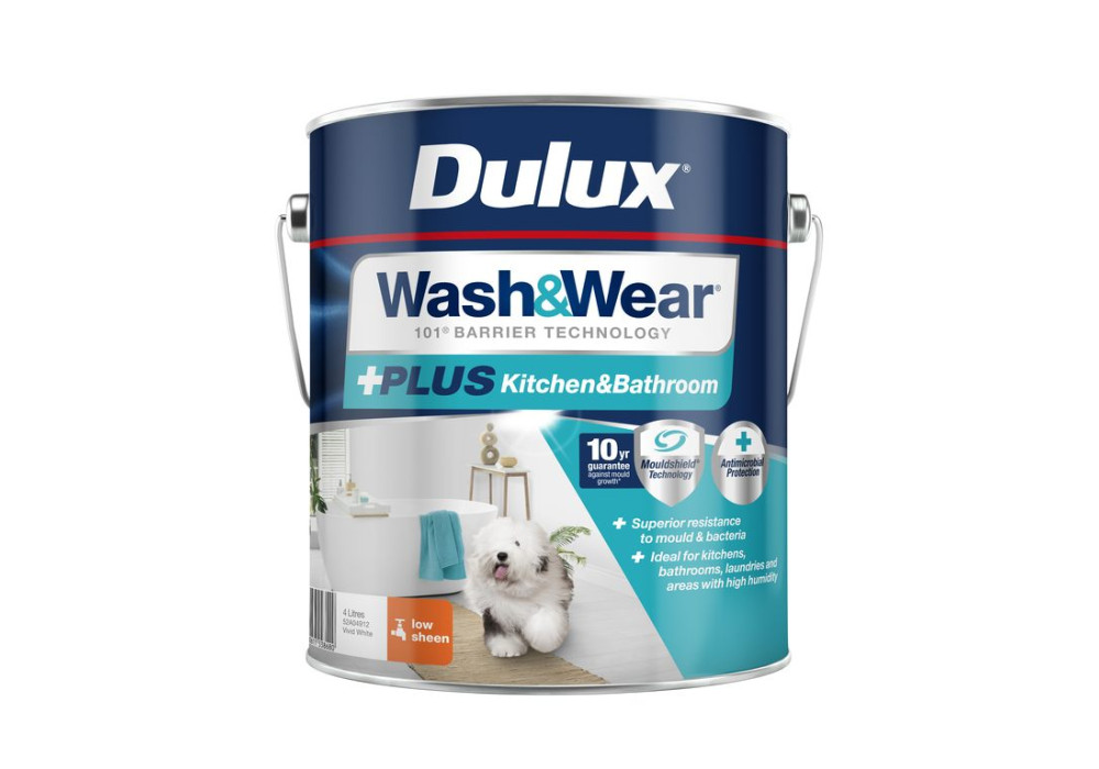 Dulux Wash&Wear +PLUS Kitchen&Bathroom Low Sheen