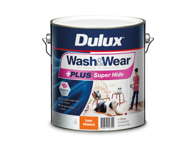 Dulux Wash&Wear +PLUS Super Hide Low Sheen
