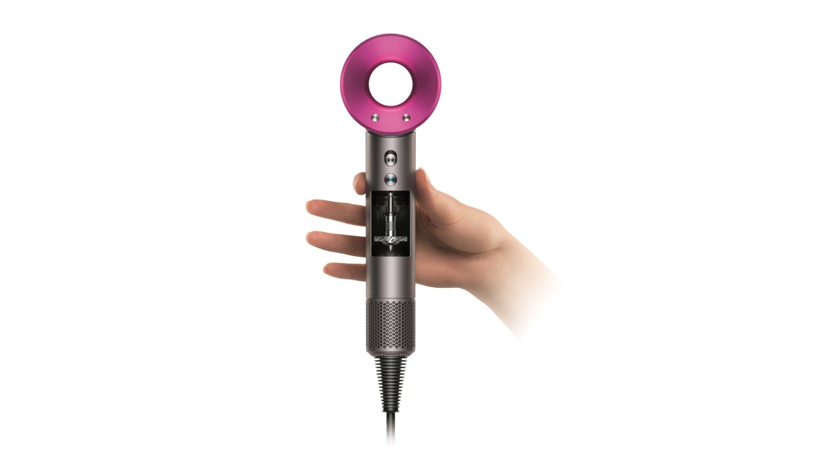 Dyson Supersonic Hair Dryer showing V9 motor inside