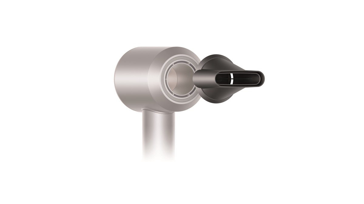 Dyson Supersonic Hair Dryer showing magnetic attachment