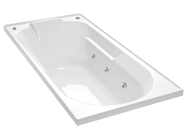 Sorrento II Rectangular Spa Bath 1670 x 760mm