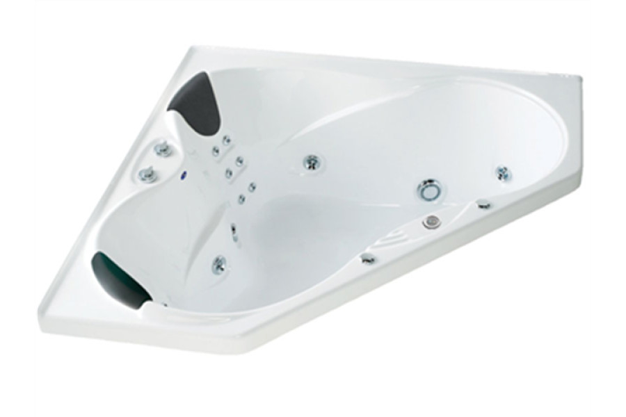 Evora Hydrotherapy Massage Corner Spa Bath