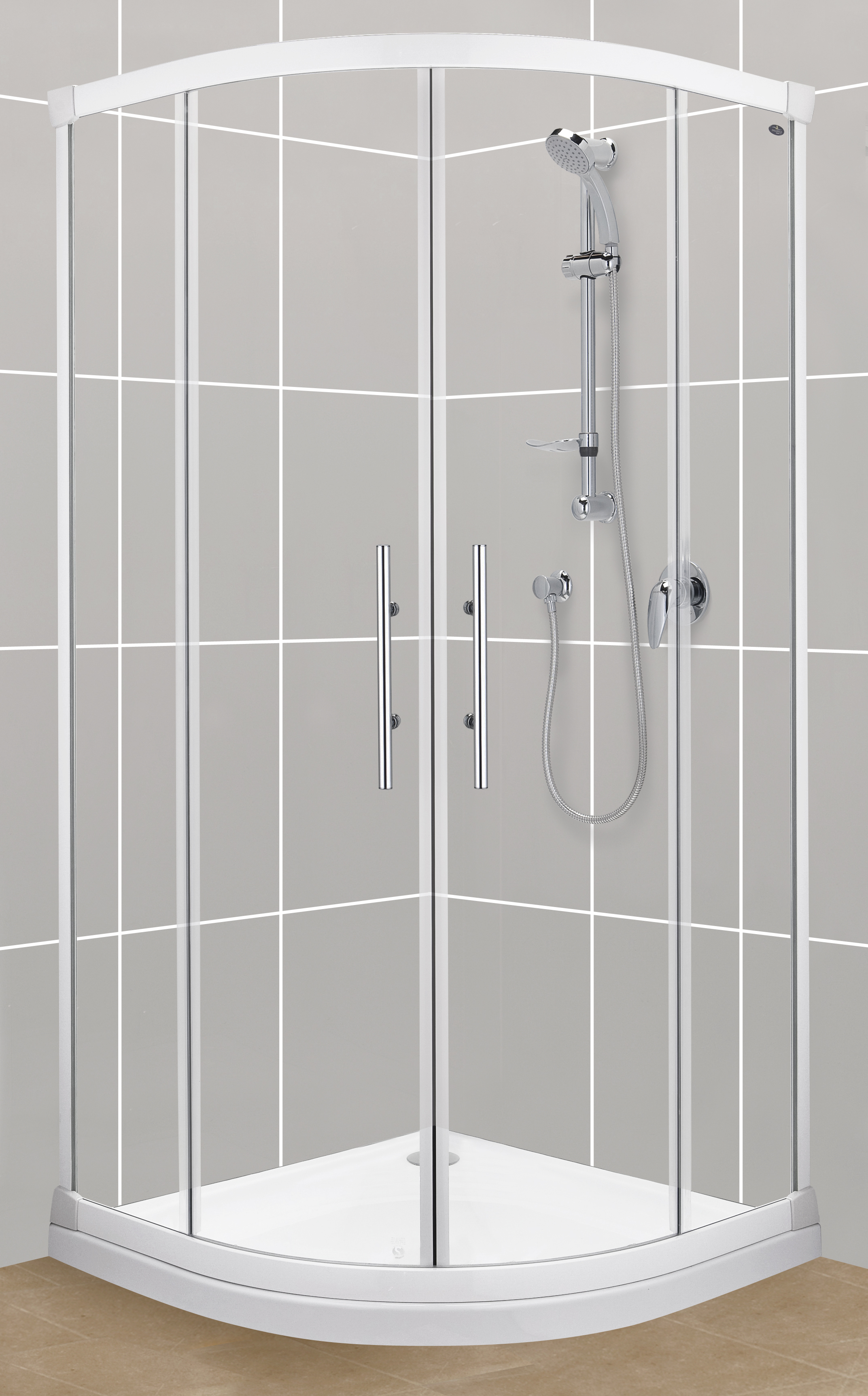 Valencia Round Sliding Shower By Englefield Eboss Img Shw Valencia Lp Rnd Sld Tile Wh