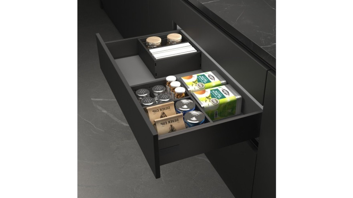 slimbox soft close drawer black 1