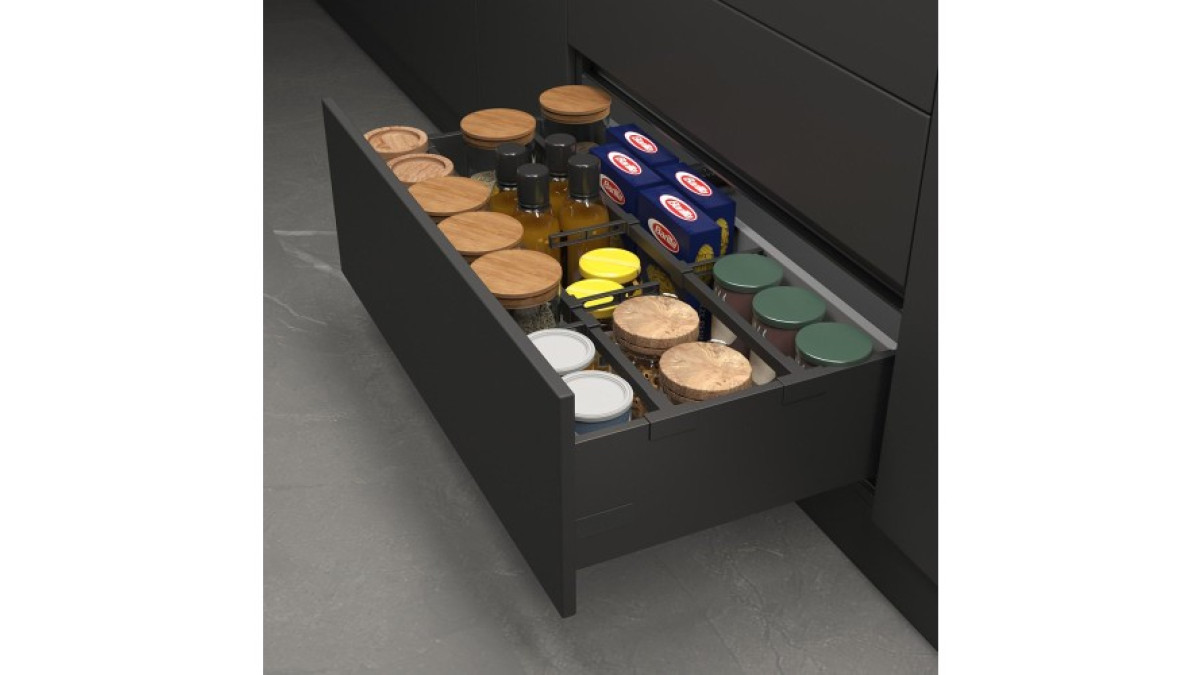 slimbox soft close drawer black 2