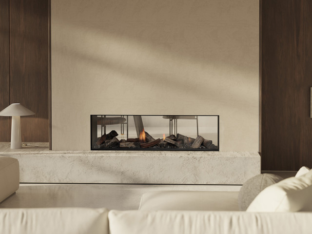 MODE KB1400 Series Frameless Linear Gas Fireplace