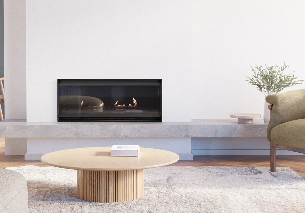 Escea LR1000 Inbuilt Holographic Electric Fireplace