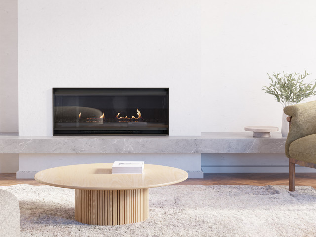Escea LR1000 Inbuilt Holographic Electric Fireplace