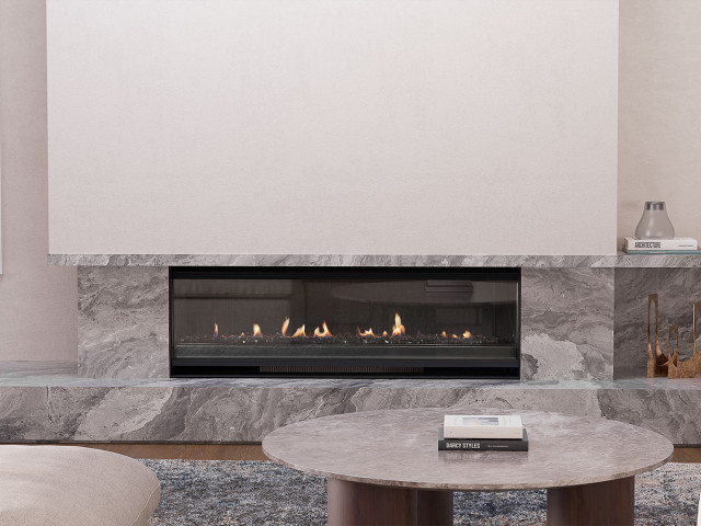 Escea LR1250 Inbuilt Holographic Electric Fireplace
