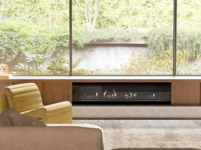 Escea LR1750 Inbuilt Holographic Electric Fireplace