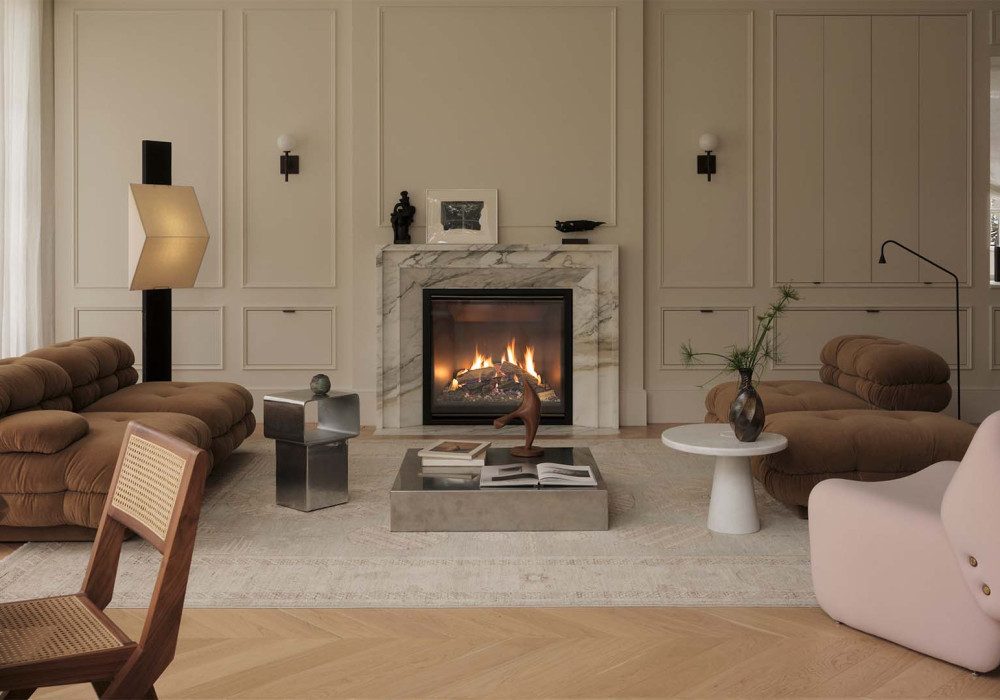 Escea DF990 High Heat Output Gas Fireplace