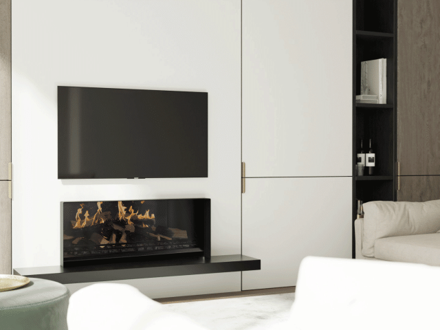 Escea LE1000 Holographic Electric Fireplace