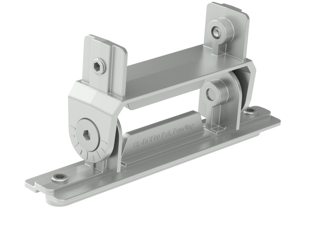 Wall to Ceiling Adjustable Corner Connector for Stratlock Rail — SL-RCA180