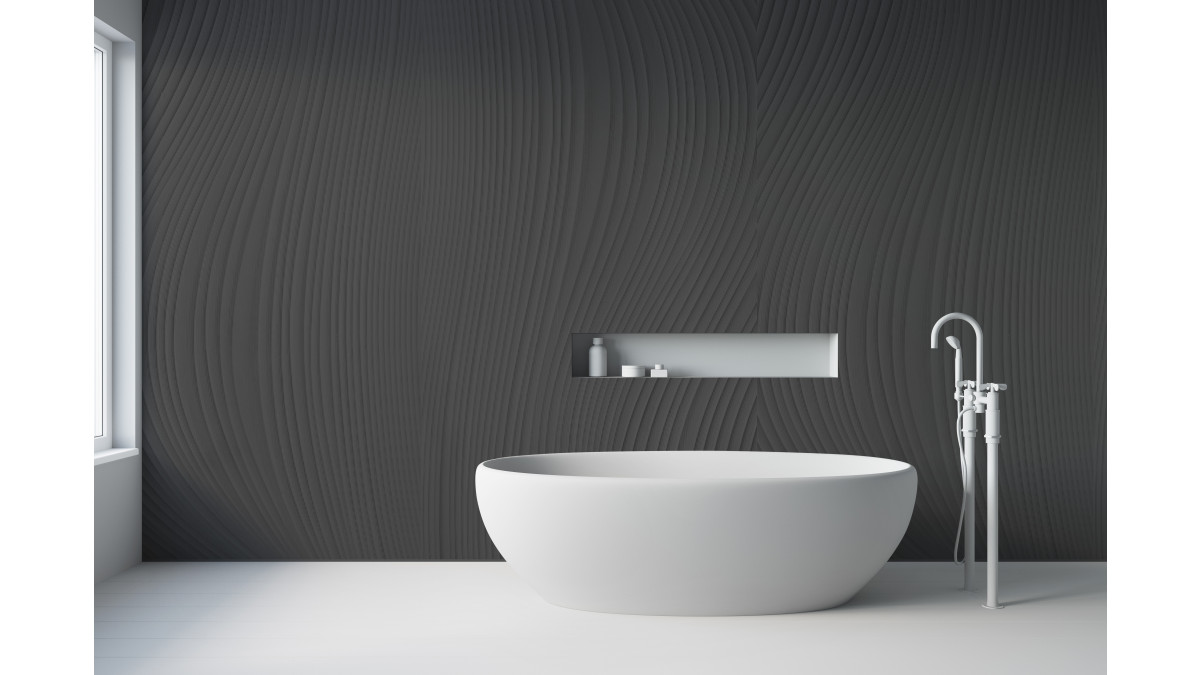 Bathroom 1 Mangawhai dark grey