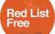 130320 Red List Free Sticker