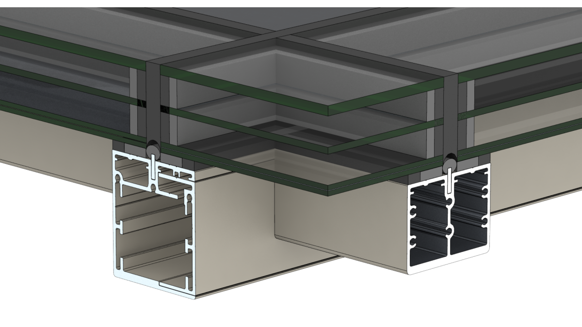 Roof window transoms