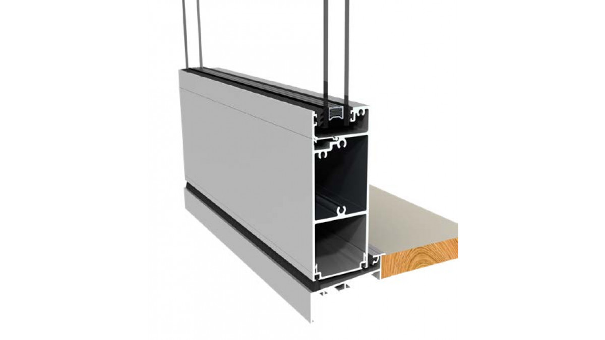 Magnum hinged door sill and rail low threshold option