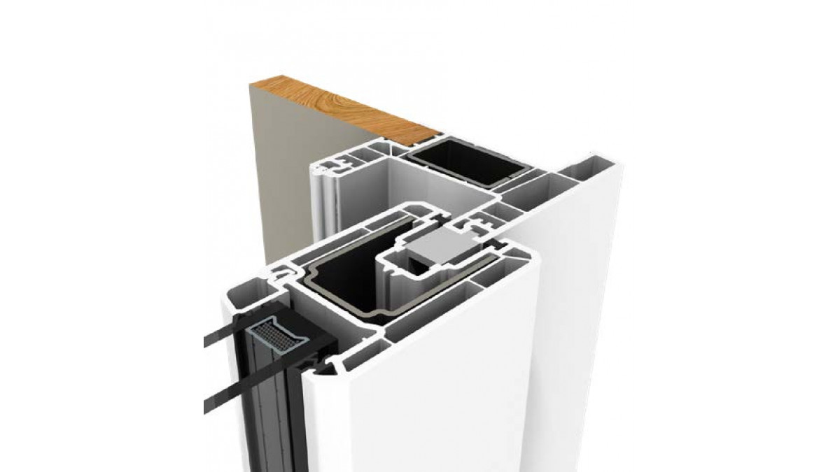 Fixed light jamb section