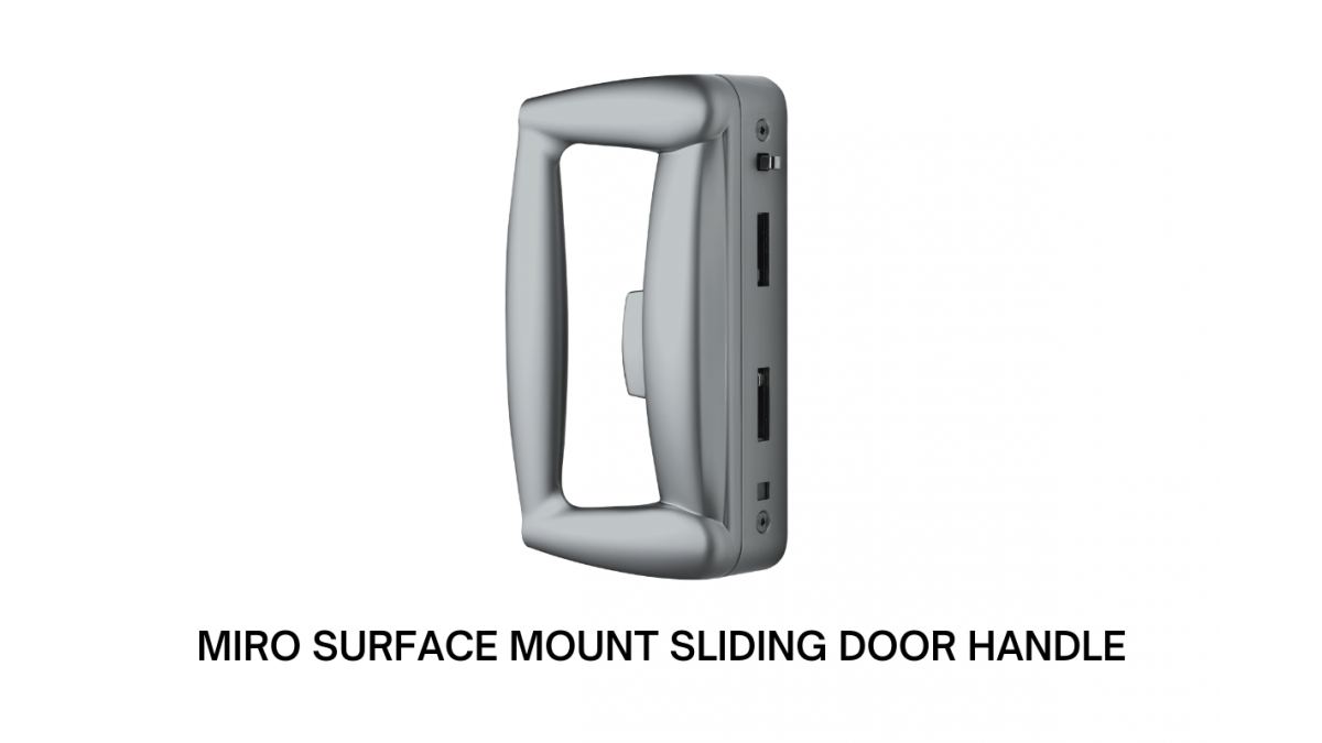miro surface mount sliding door handle