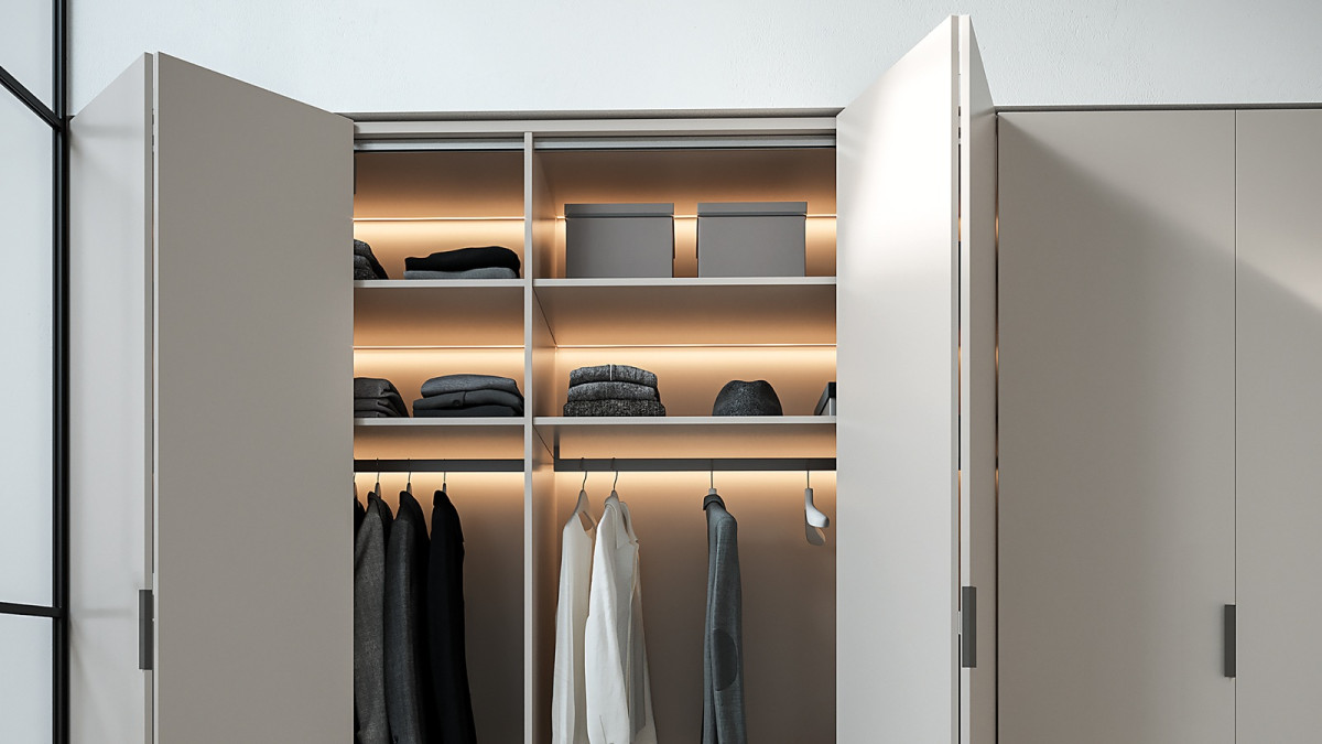 Cinetto Bifold Hardware for Full Length Wardrobe Doors