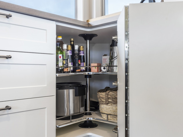 Giamo Revolving Corner Storage Unit