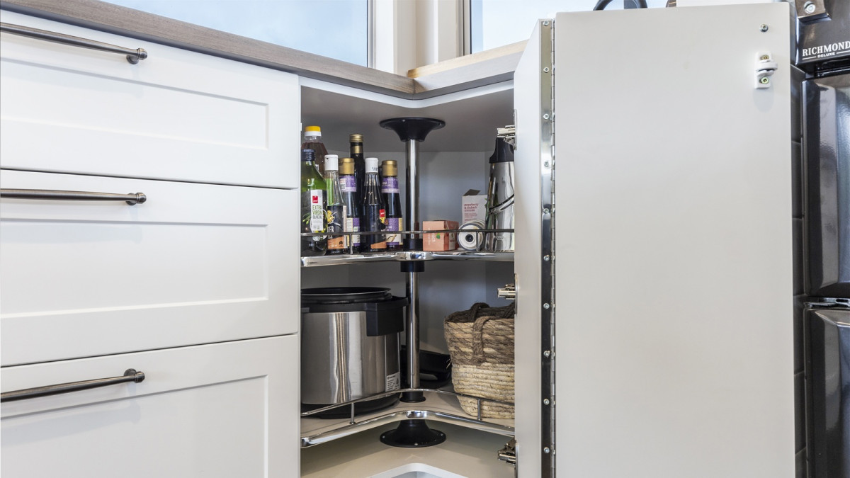 Giamo Revolving Corner Project by Amuri Kitchens EBOSS
