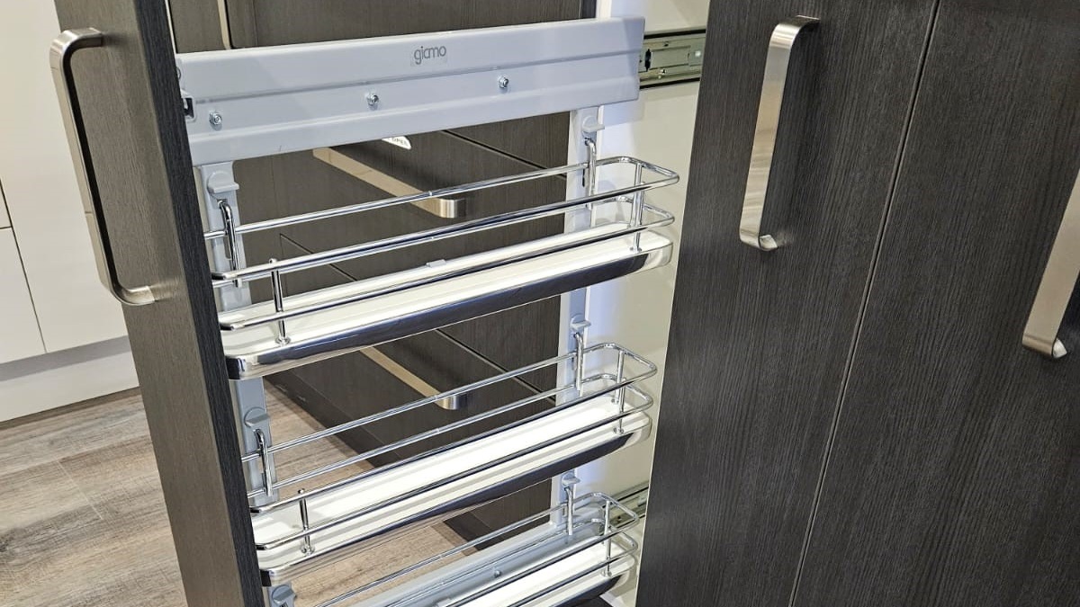 Giamo Side Mounted Under Bench Unit 1   Project by Montage Kitchens EBOSS