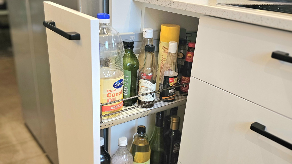 Giamo Side Mounted Under Bench Unit 2   Project by Mangawhai Kitchens EBOSS